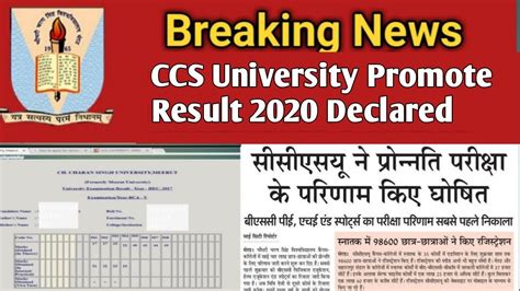 ccsuweb.in result